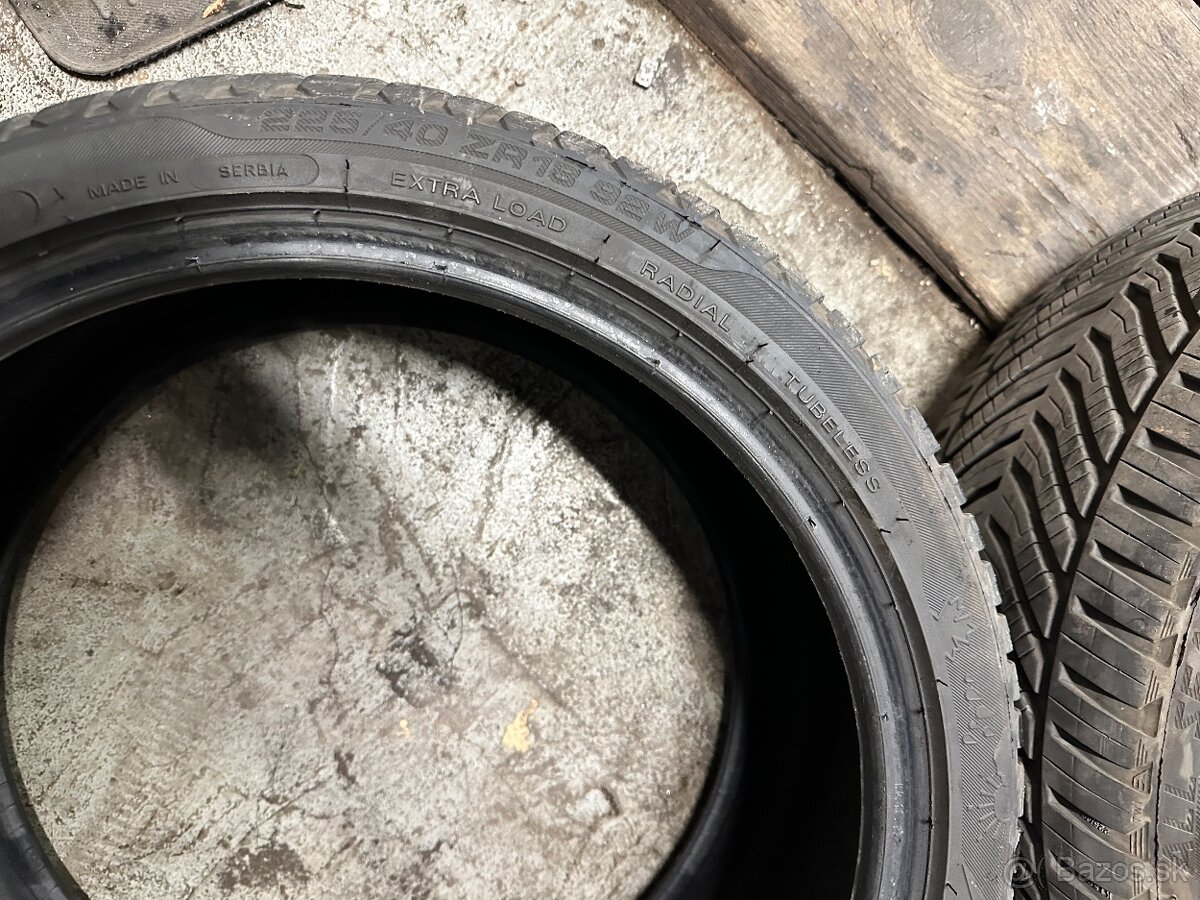 225/40 r18 Celoročne pneu 7,5mm - 7