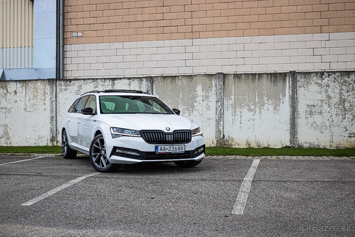 Škoda Superb Combi 2.0 TDI SCR Sportline 4x4 DSG White - 7