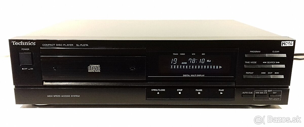 Zostava TECHNICS M01 tuner, equalizer, zosilnovac, CD, deck - 7