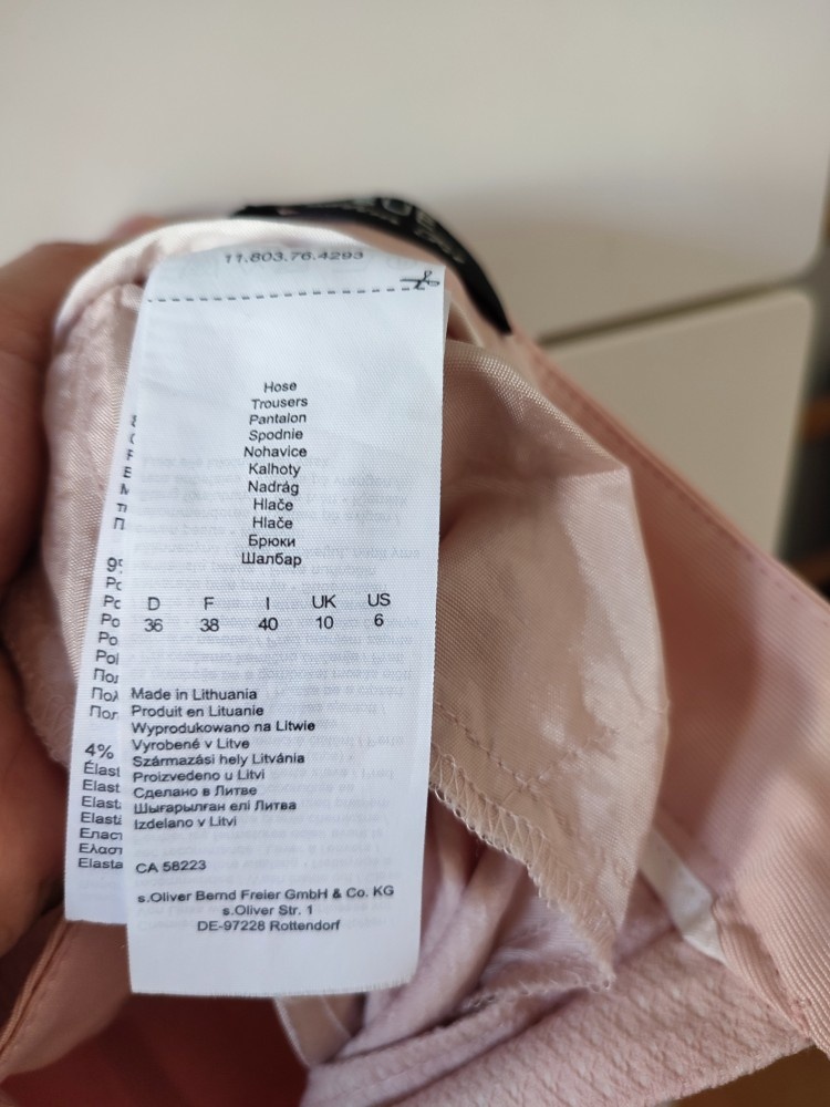 Elegantné nohavice S.Oliver v.38 - 7