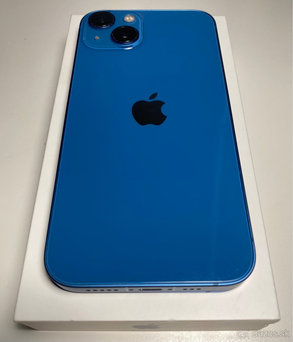 iPhone 13 modrý 128GB, TOP stav, komplet - 7