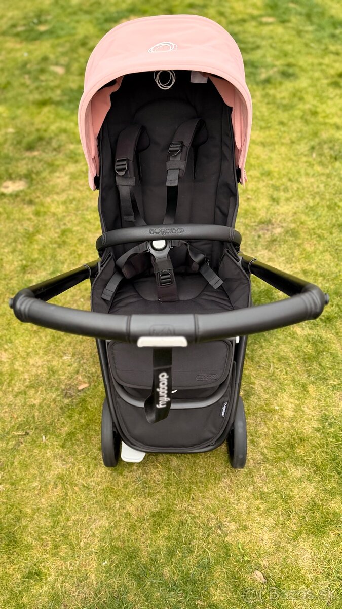 Bugaboo dragonfly s ružovou strechou - 7