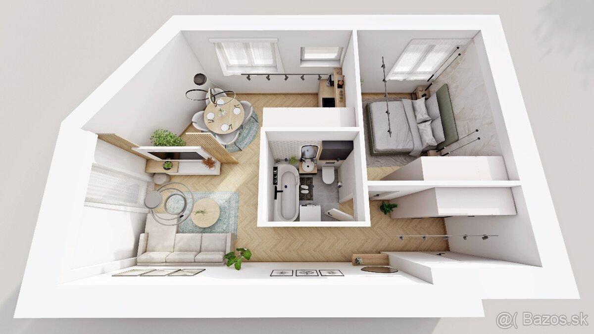 2 izbový apartmán Rajecké Teplice centrum - 7