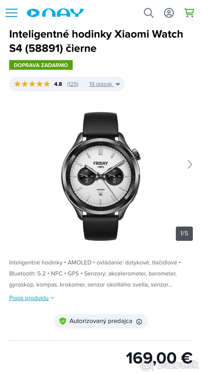 Xiaomi Watch S4 47mm Black - 7