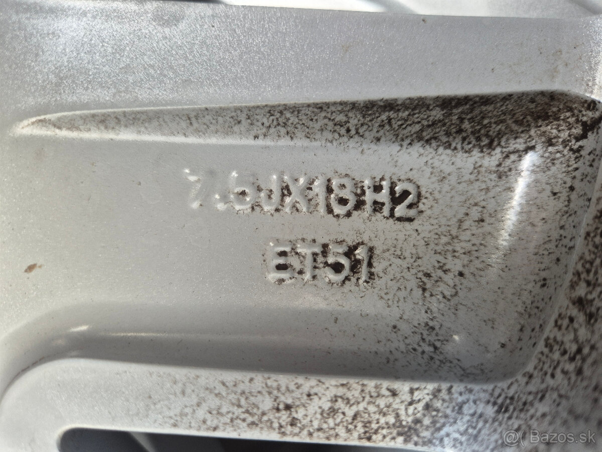 5x112 r18 ET51 x 7,5J elektróny VOLKSWAGEN - 7