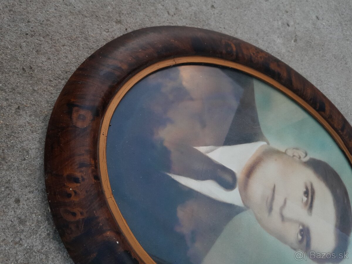 Predám dva oválne rámy - 7