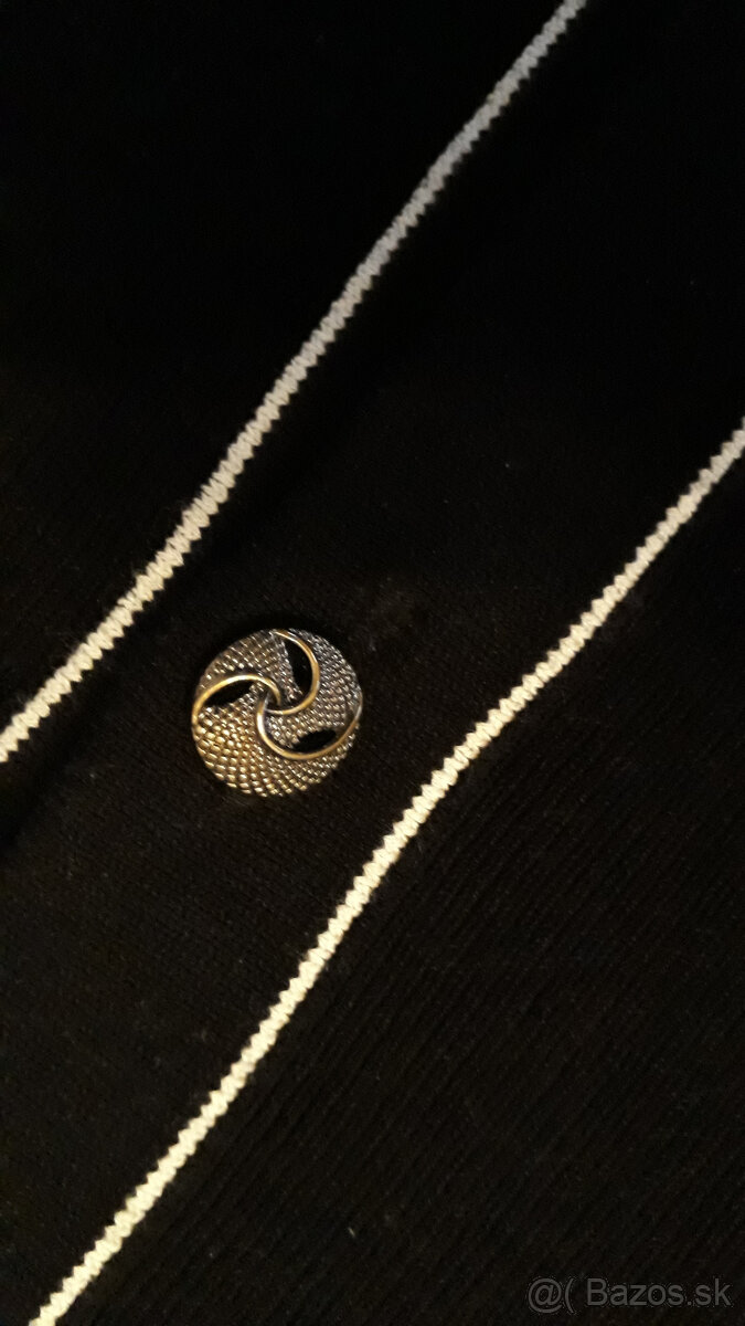 dámsky kardigan čierny - S - 7