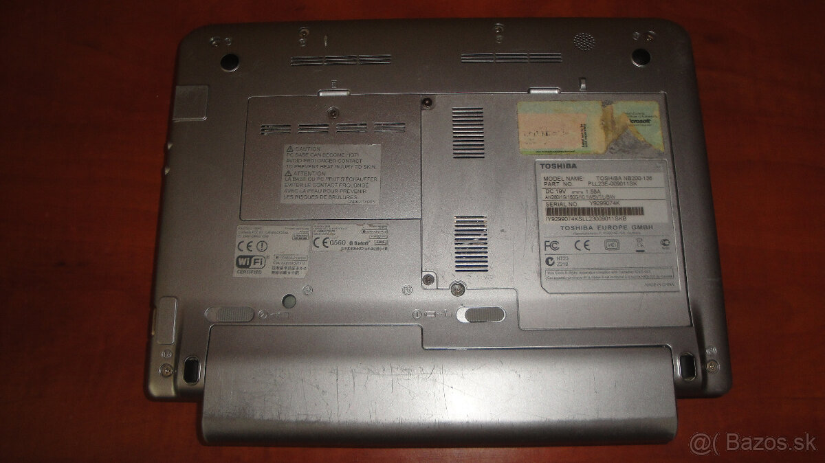 Predám mini notebook Toshiba v Bratislave a okolí - 7