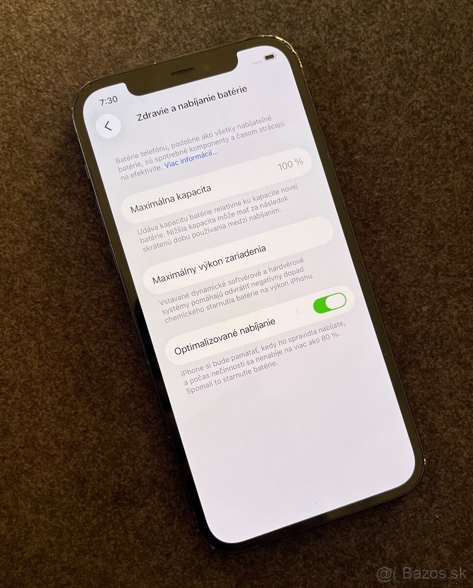iPhone 12 64GB black - 100% batéria - 7