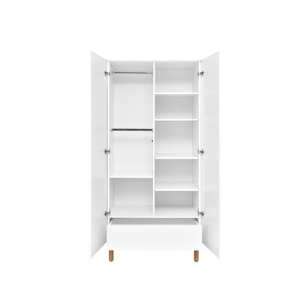 Šatníková skriňa do detskej izby TOTEME - Botanic - biela - 7