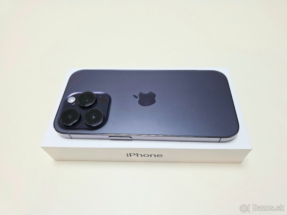 Apple Iphone 14 PRO 128GB DEEP PURPLE ,BATERKA 100% - 7