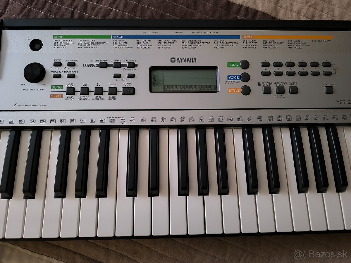 Keyboard Yamaha YPT 255 - 7