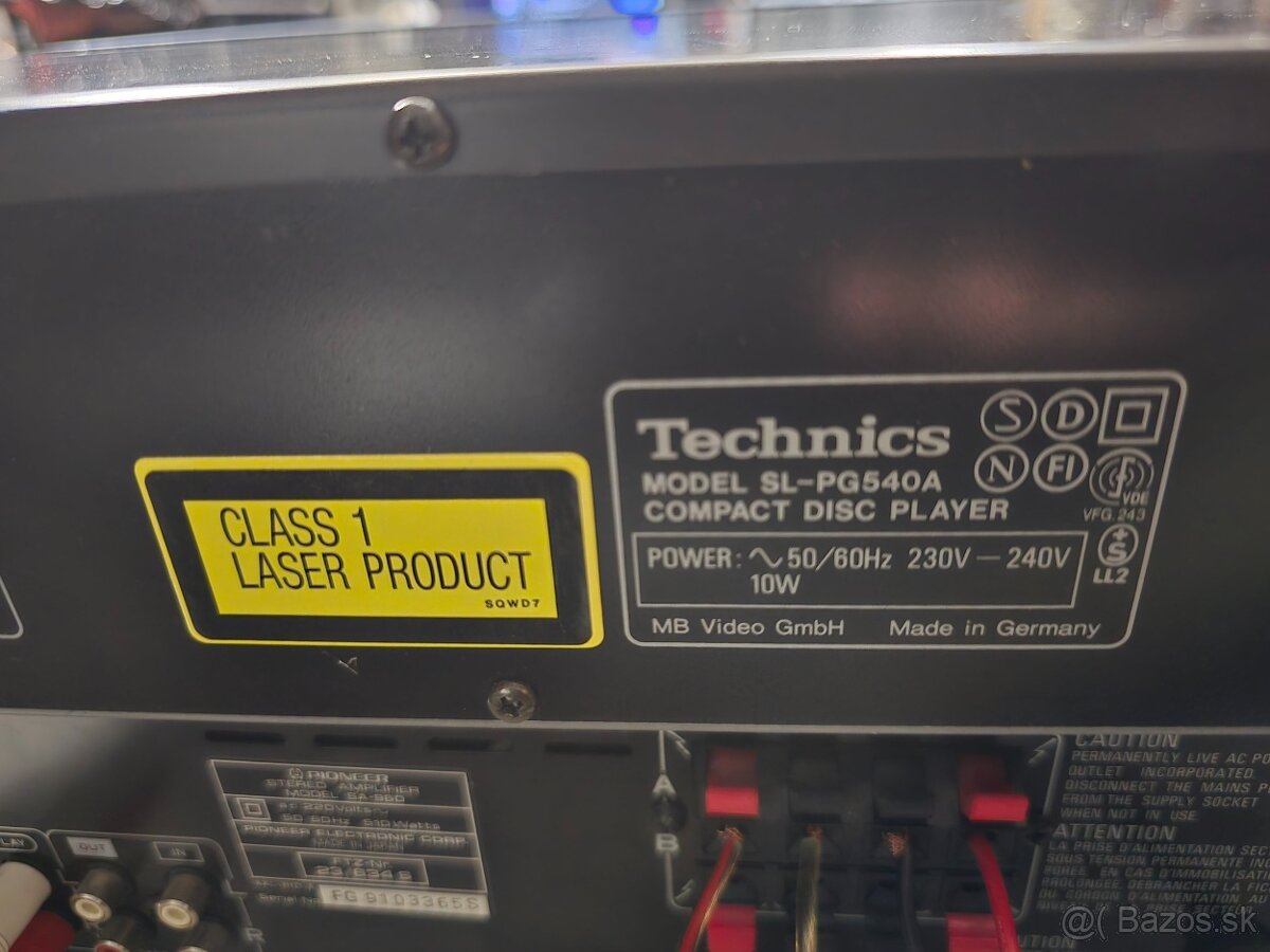 Technics SL-PG540A cd prehrávač - 7