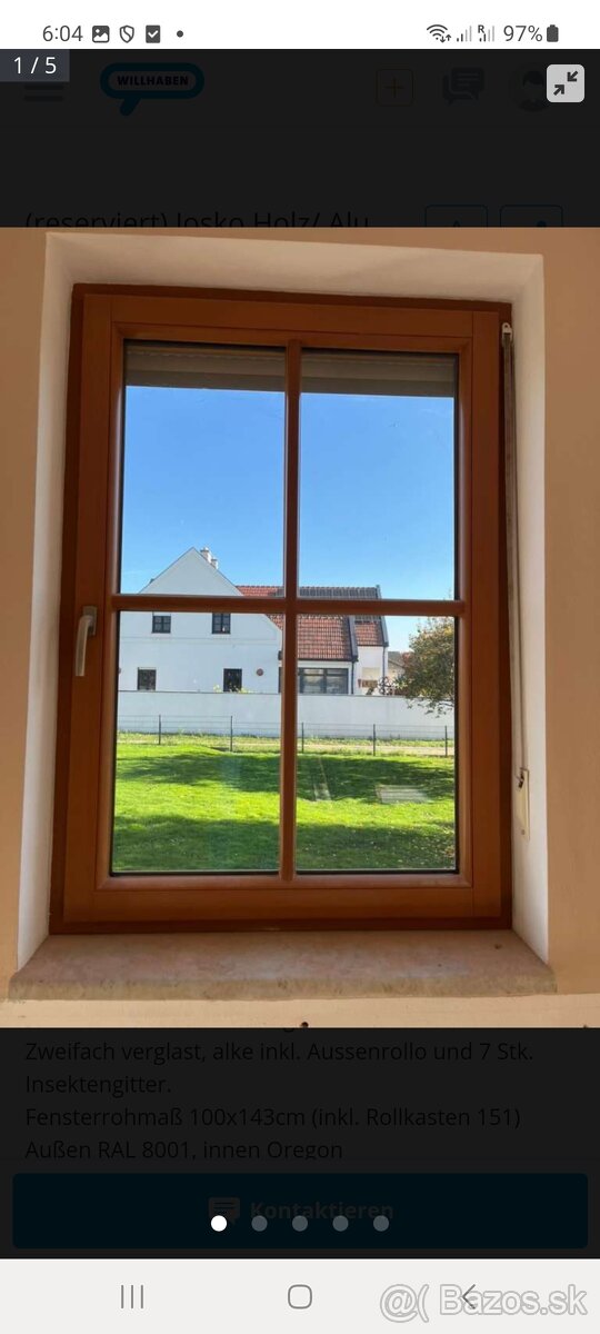 Okná drevohliník Josko s roletami - 7