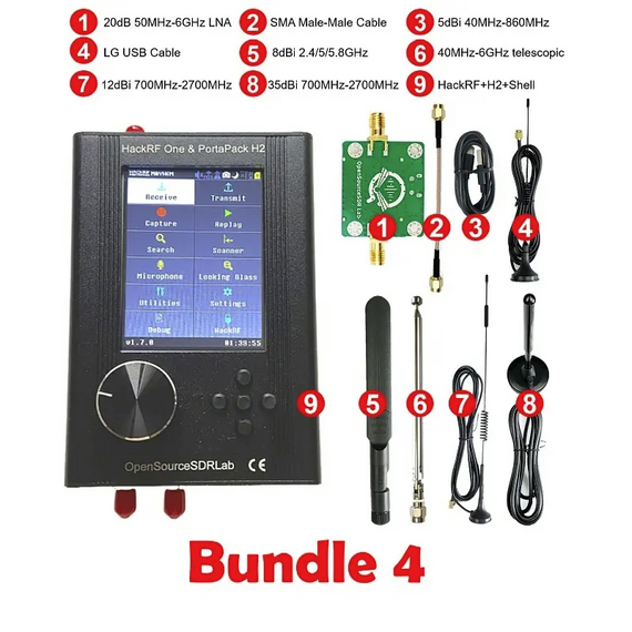HackRF Portapack H2 HackRF one Mayhem - 7