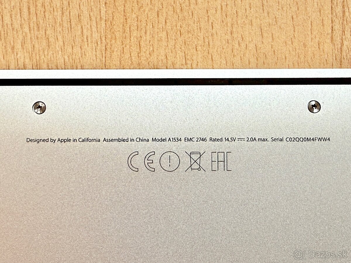 MacBook 12" i5-1.2GHz/8GB/512GB, NOVÁ BATERKA, TOP STAV - 7