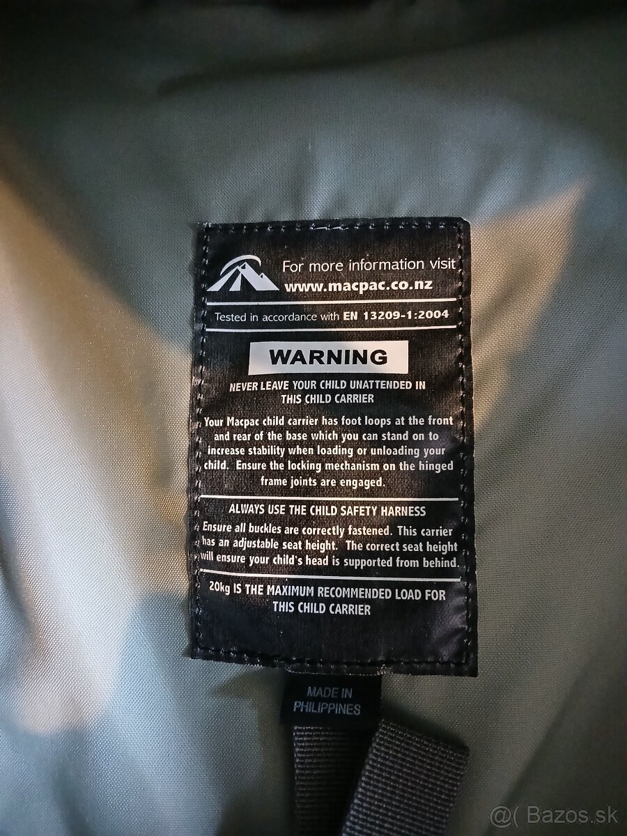 Detský turistický nosič MACPAC - 7