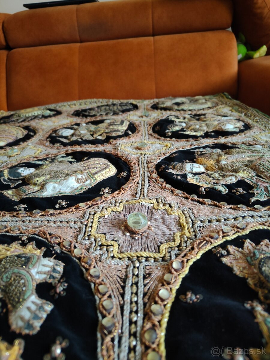 Vzácny gobelín Kalaga Barmská - 7