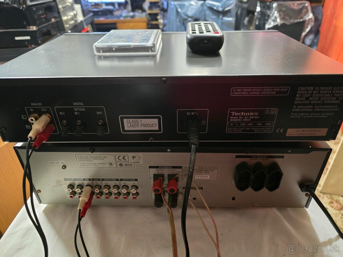 Technics SJ-MD100 minidisc rekordér - 7