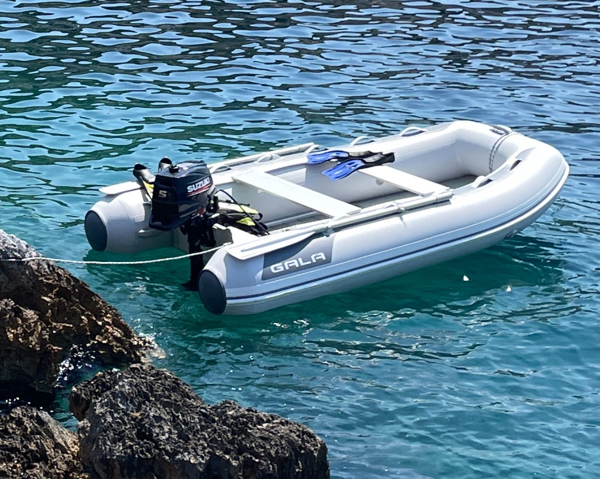Nafukovací čln Gala F300 + motor Suzuki 5hp - 7