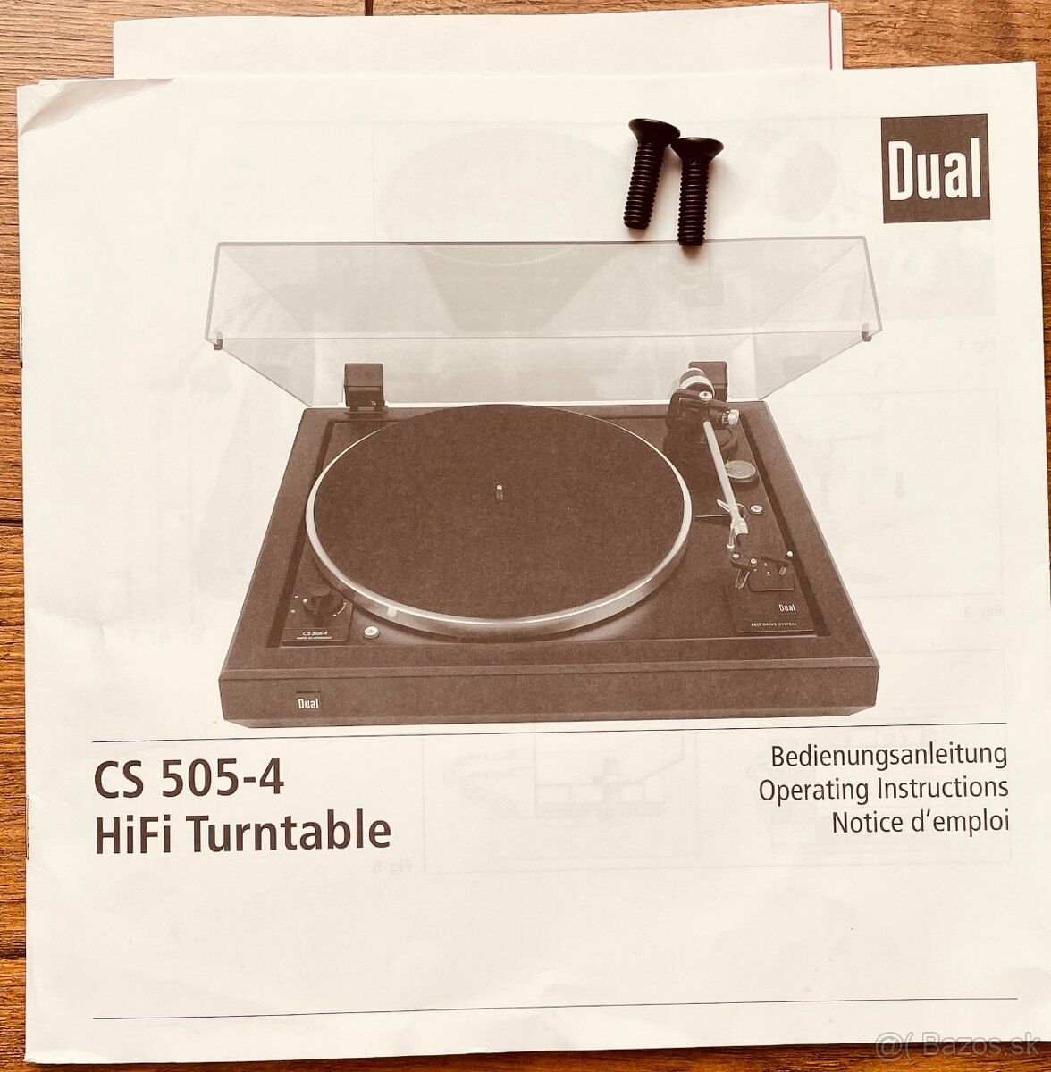 Predám gramofón DUAL CS 505-4 Exklusiv Limited 2016 - 7