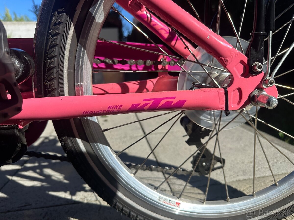 detsky bicykel 20 KTM ruzovy - 7