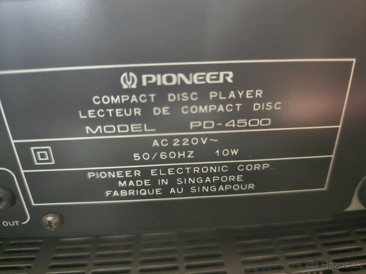 Pioneer PD4500 cd prehrávač - 7