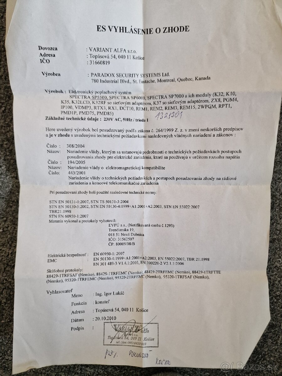 Kamerový systém HIKVISION + alarm PARADOX - 7