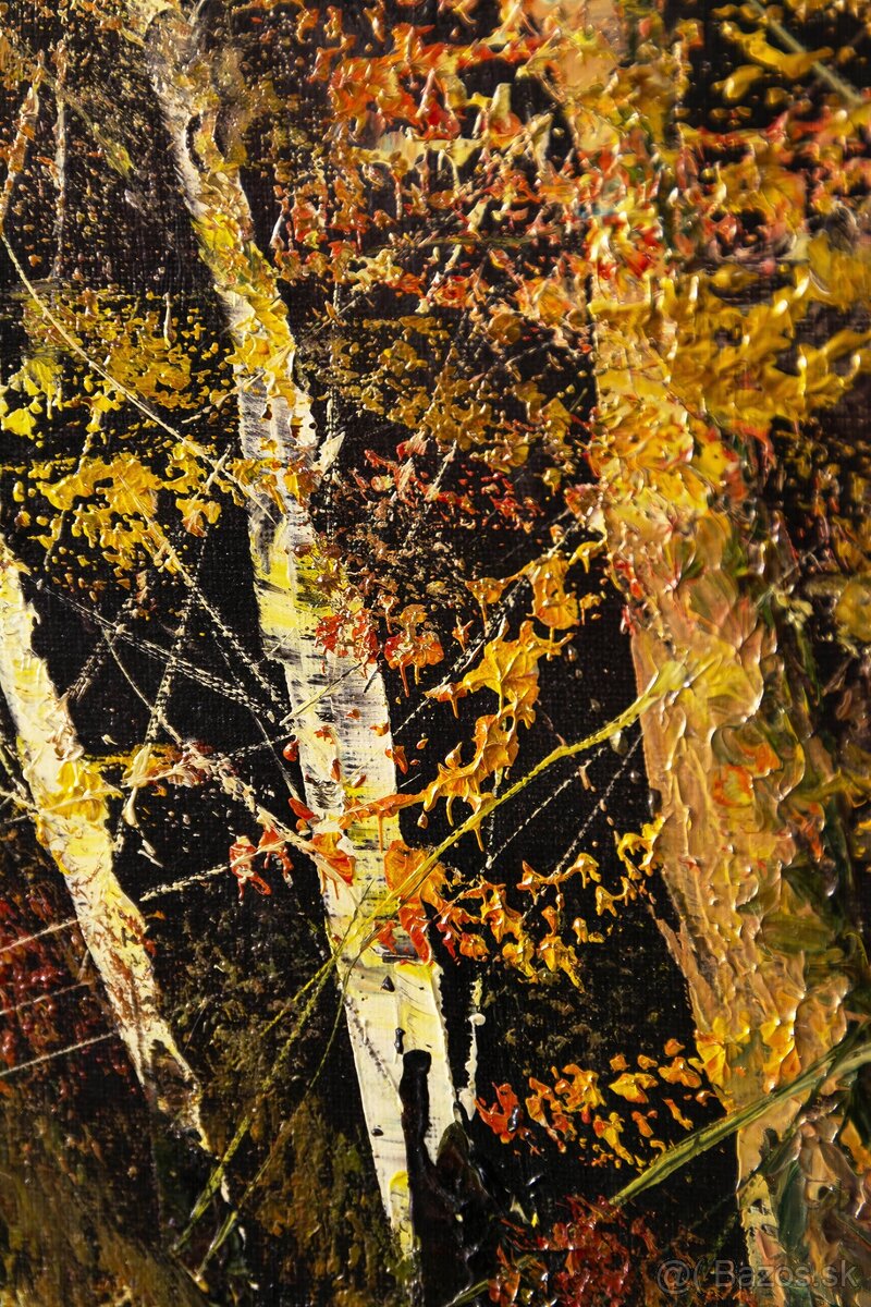 Autumn / Jeseň – olej na plátne, 90 × 60 cm - 7