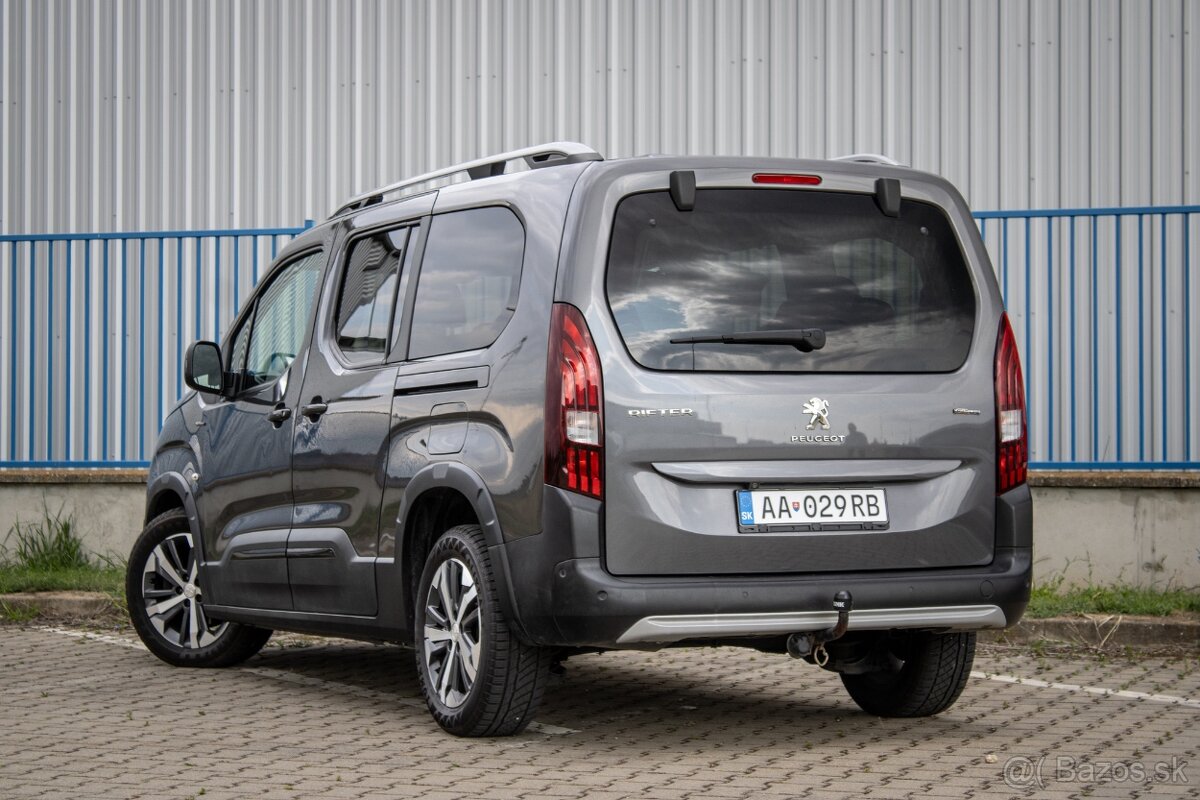 Peugeot Rifter Long 1.5 BlueHDi 130 GT Line A/T - ťažné - 7