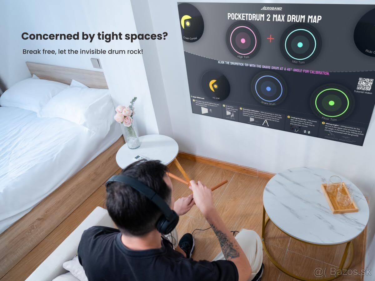 Virtuálna bicie súprava Aeroband PocketDrum 2 MAX - 7