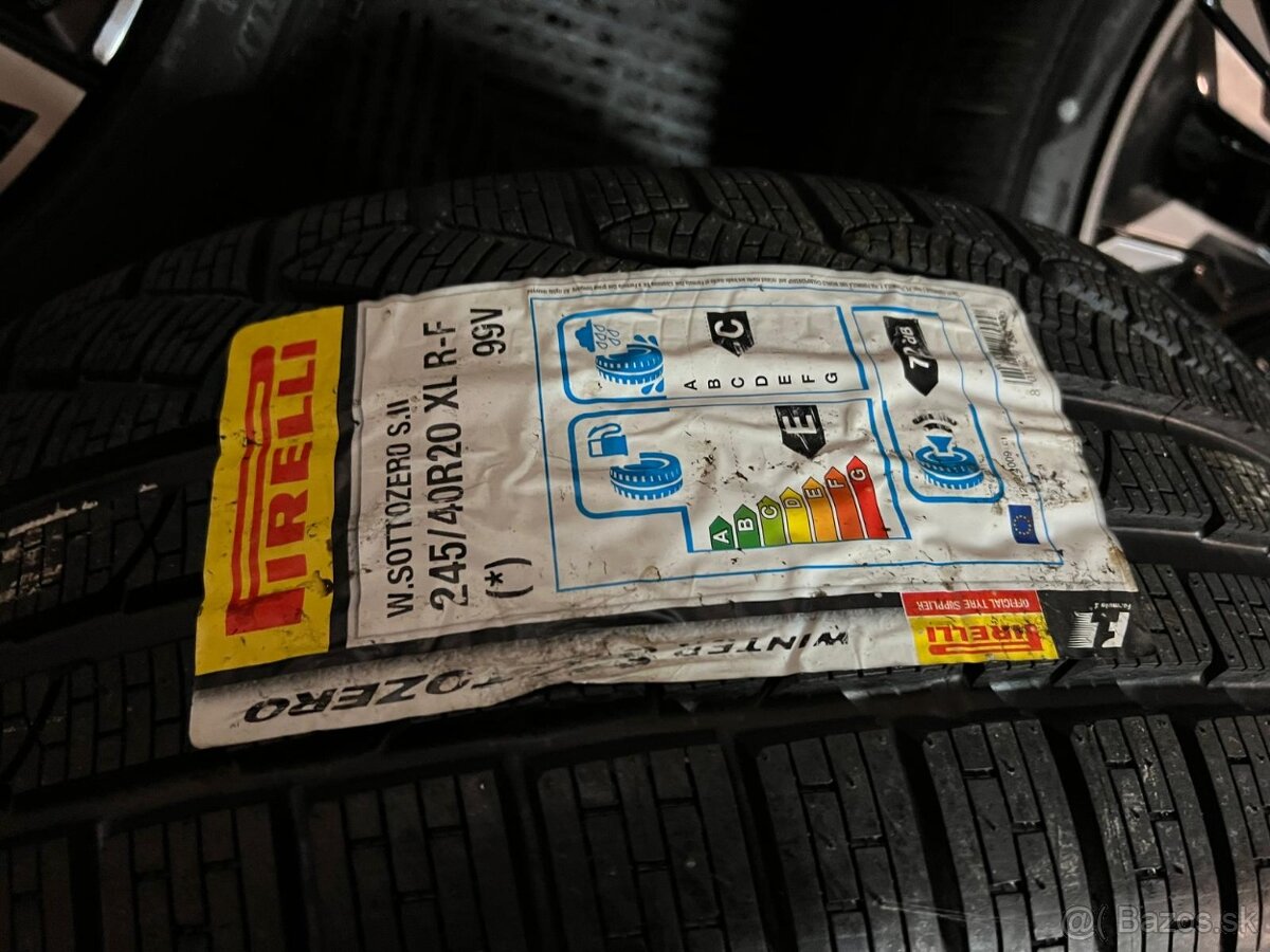 Alu BMW 5 G60 G61 M-packet R20-zimné nové runflat - 7