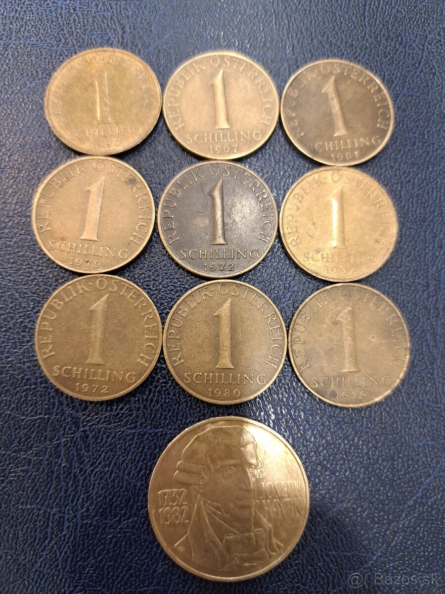 Mince heller, Frar,Nemc,Rakú,Maď. - 7