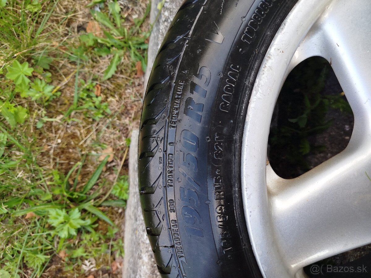 Elektrony/alu disky 15" 4x100 Pneu 195/50R15 - 7