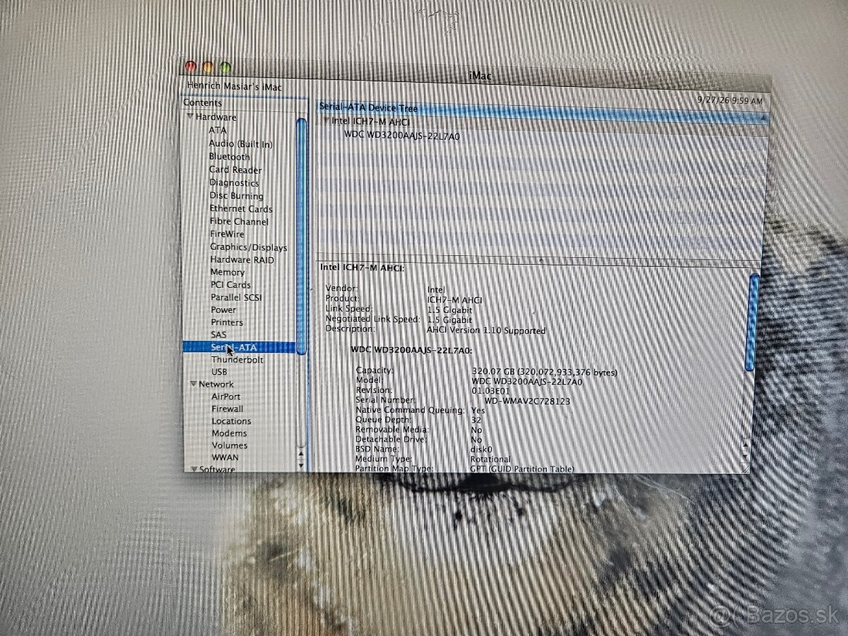 Vintage: Funkčný iMac 20" Intel Core Duo iTunes Apple - 7