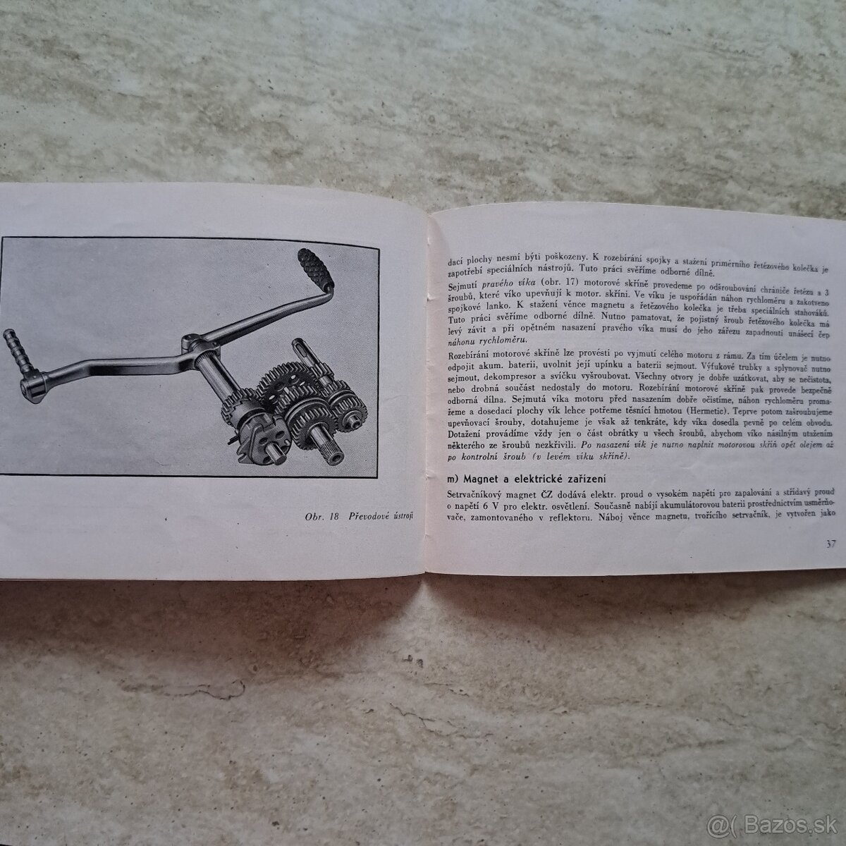 Originál príručka ČZ 125 T - 7