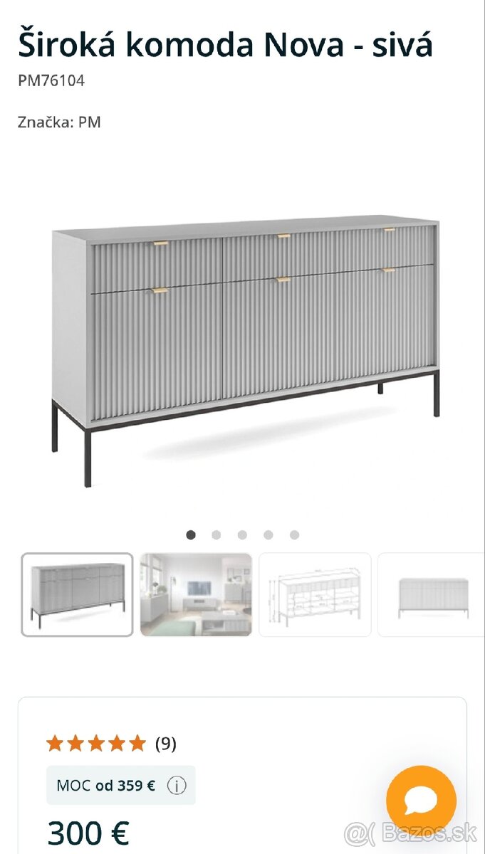 Komoda Nova - nová nepoužívaná - 7