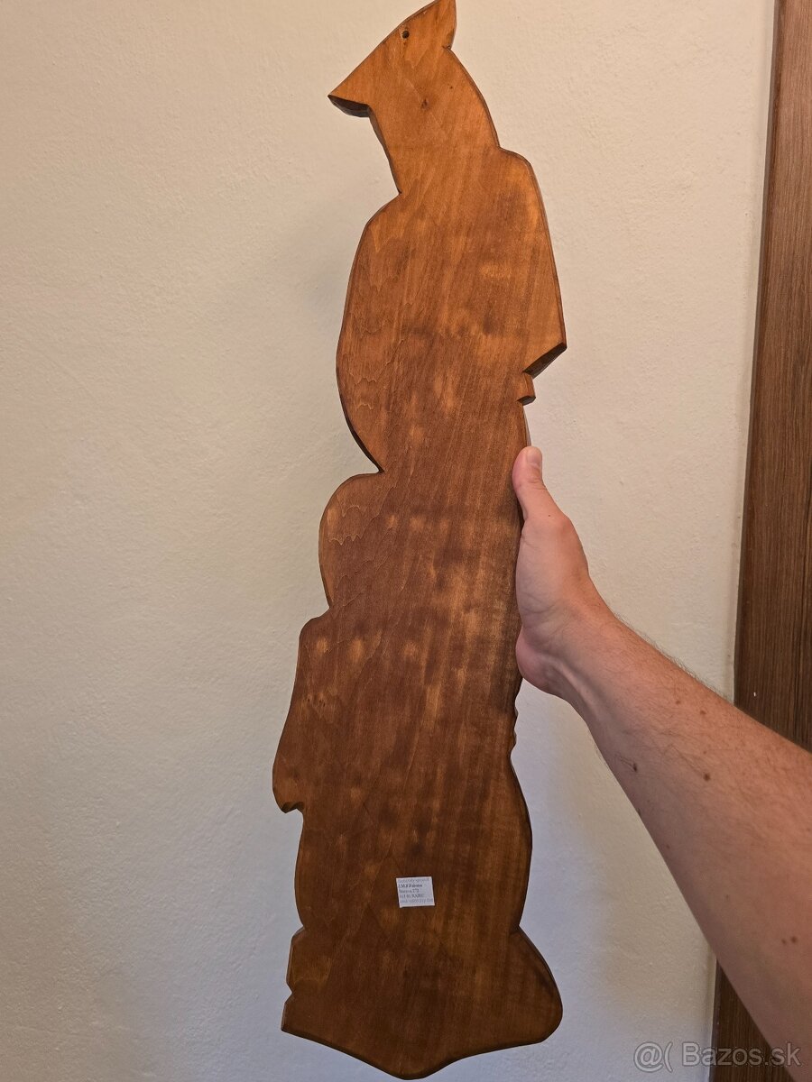 Drevená socha pastier a dievča - 7