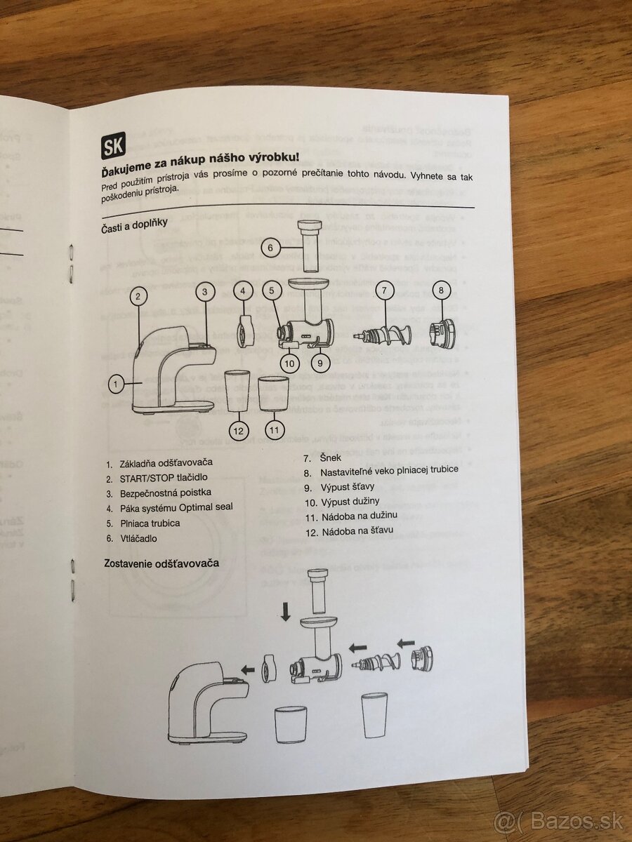 Odšťavovač slimákový - 7