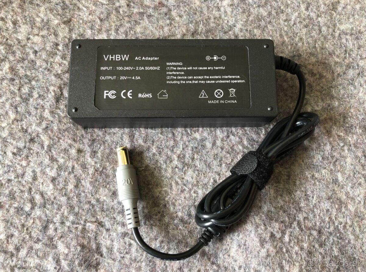 Nabíjačka na notebook LENOVO 20V 3,25A 4,5A rôzne konektor. - 7