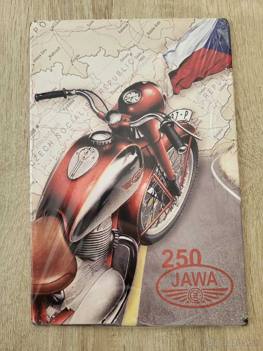 Retro plechové cedule JAWA - 7