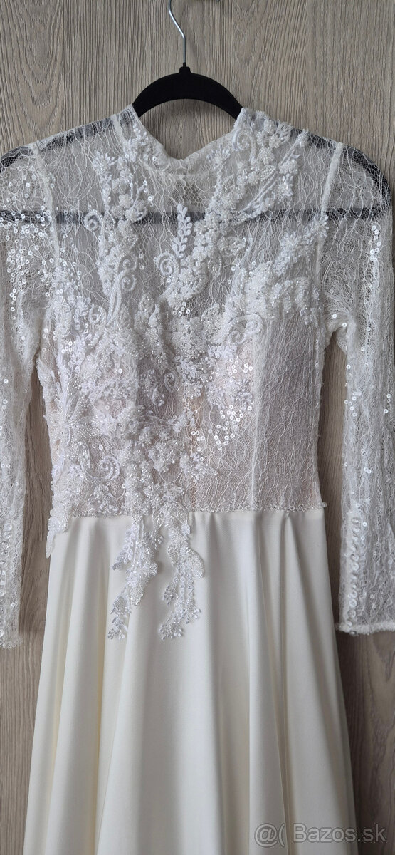 Svadobné šaty S - 7