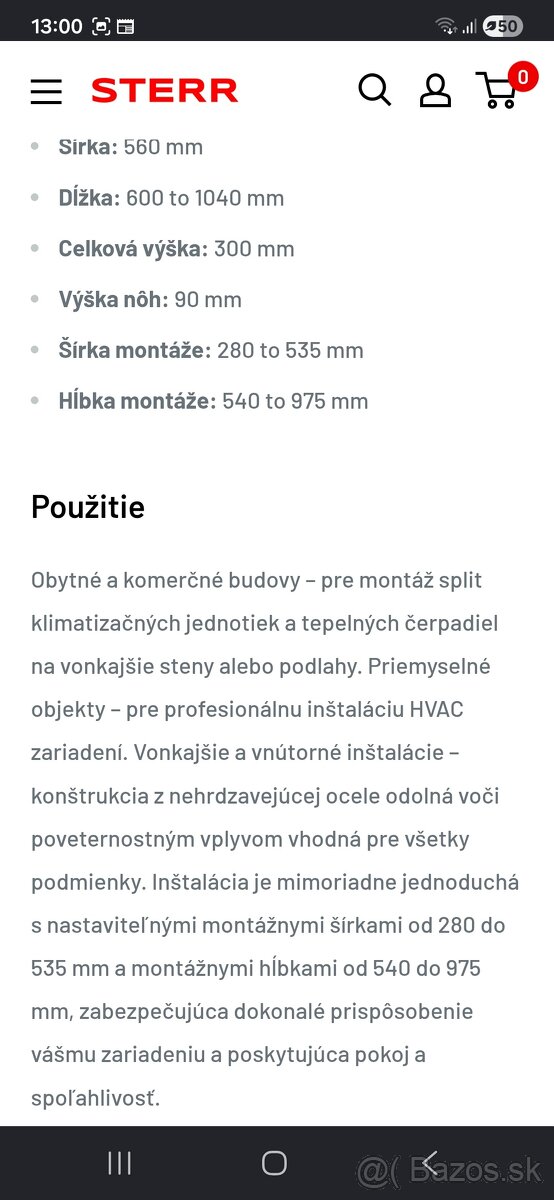 Stojan pod tepelné čerpadlo(klímu) - 7