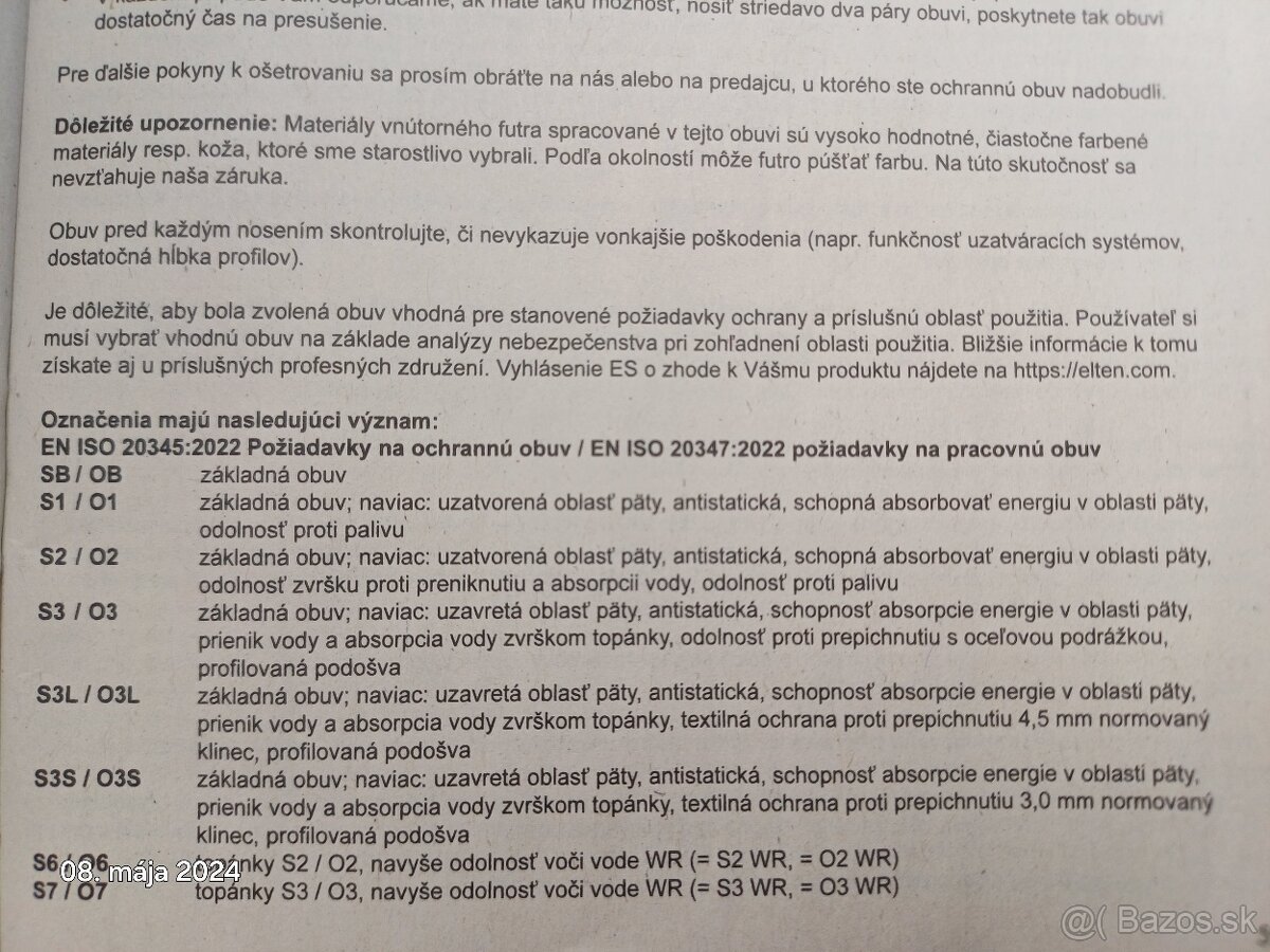 Pracovne topanky ELTEN MADDOX BOA EU45 - 7