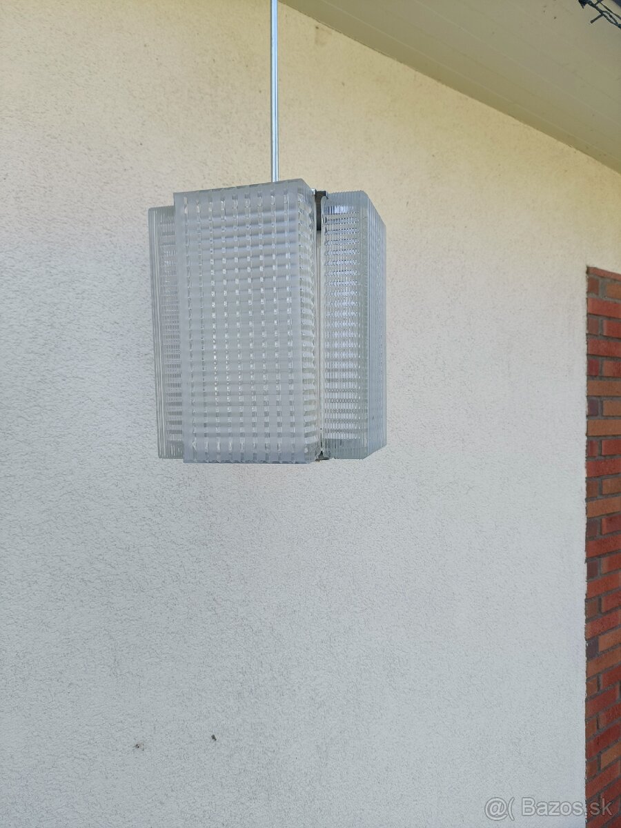 RETRO LUSTR NAPAKO / CHROMOVÝ LUSTR / FUNKCIONALISMUS - 7