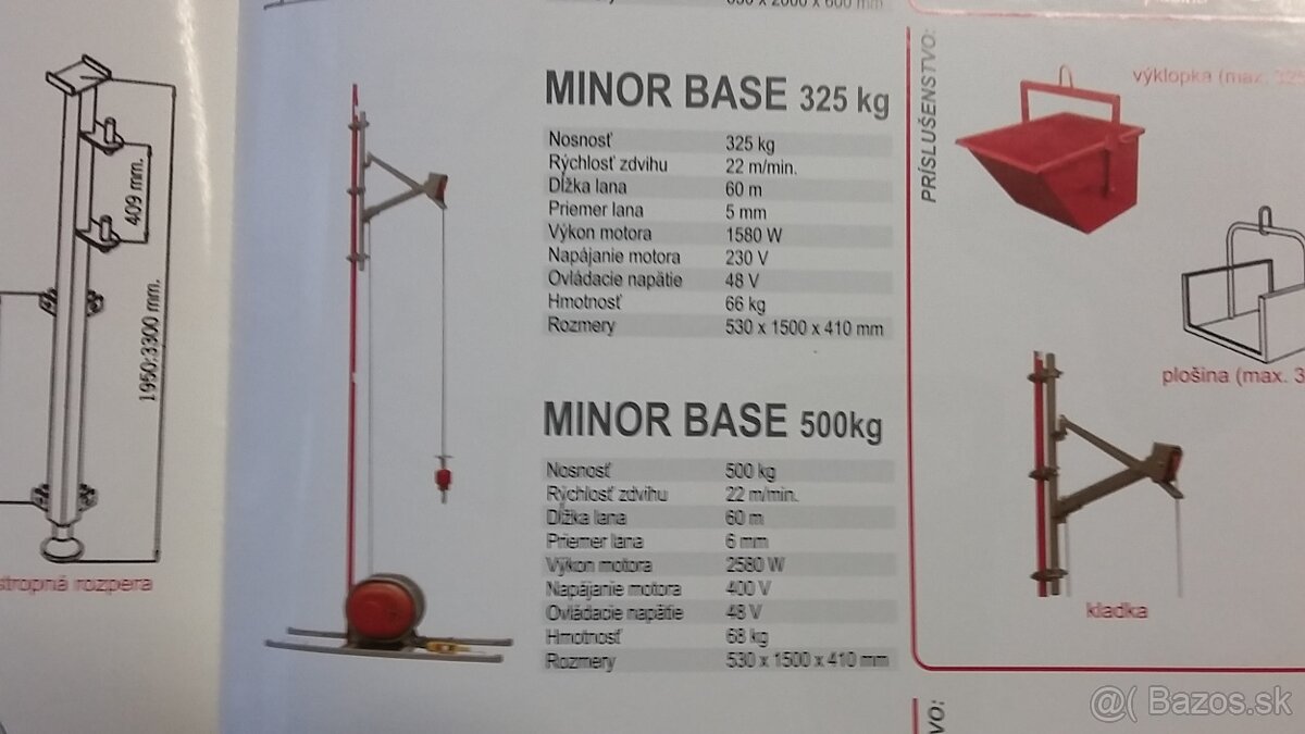 Stavebný naviják nový 400V - 7