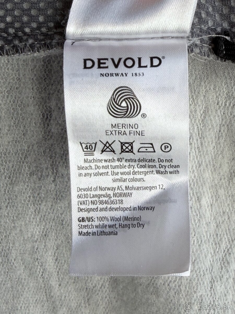 Merino mikina Devold Nibba Merino Jacket Man - 7