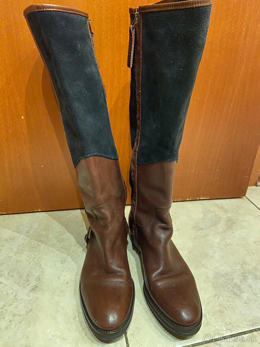 kozene cizmy Tommy Hilfiger velkost 37, - 7