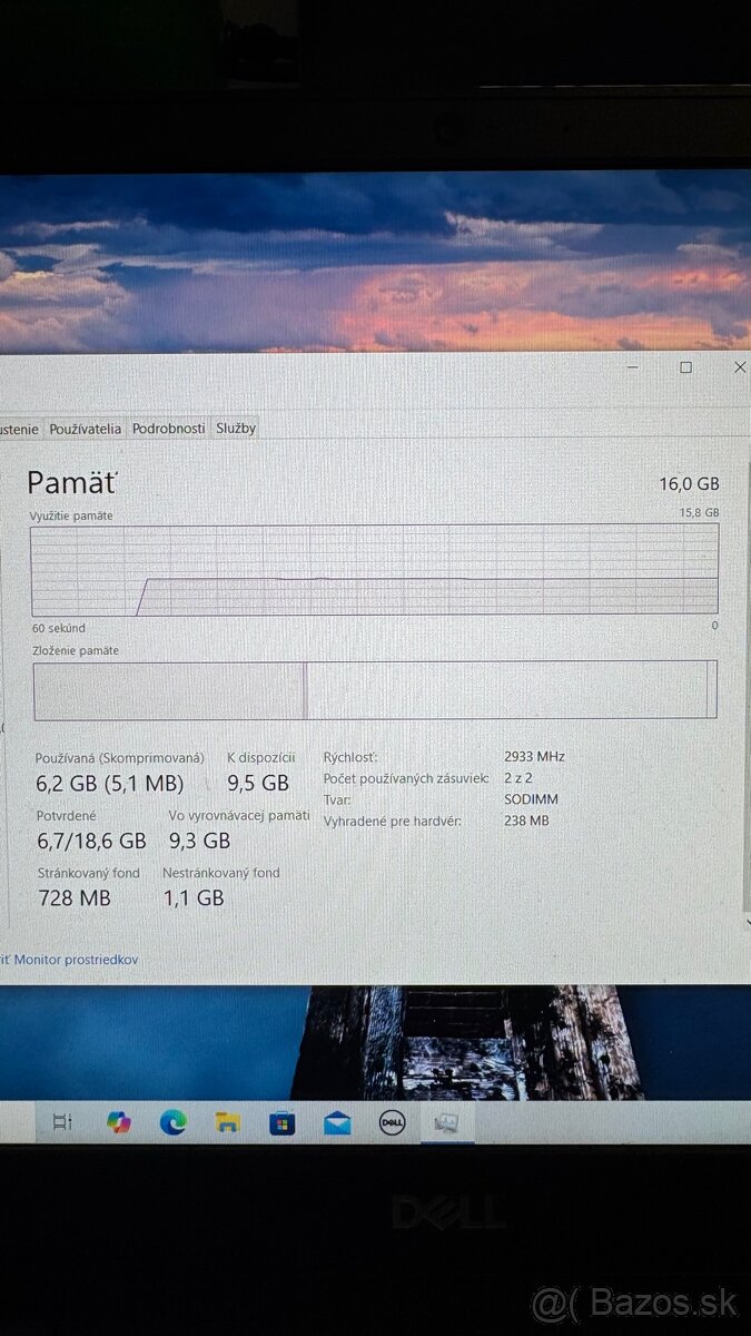 Predám notebook Dell G5 15-5500 - 7
