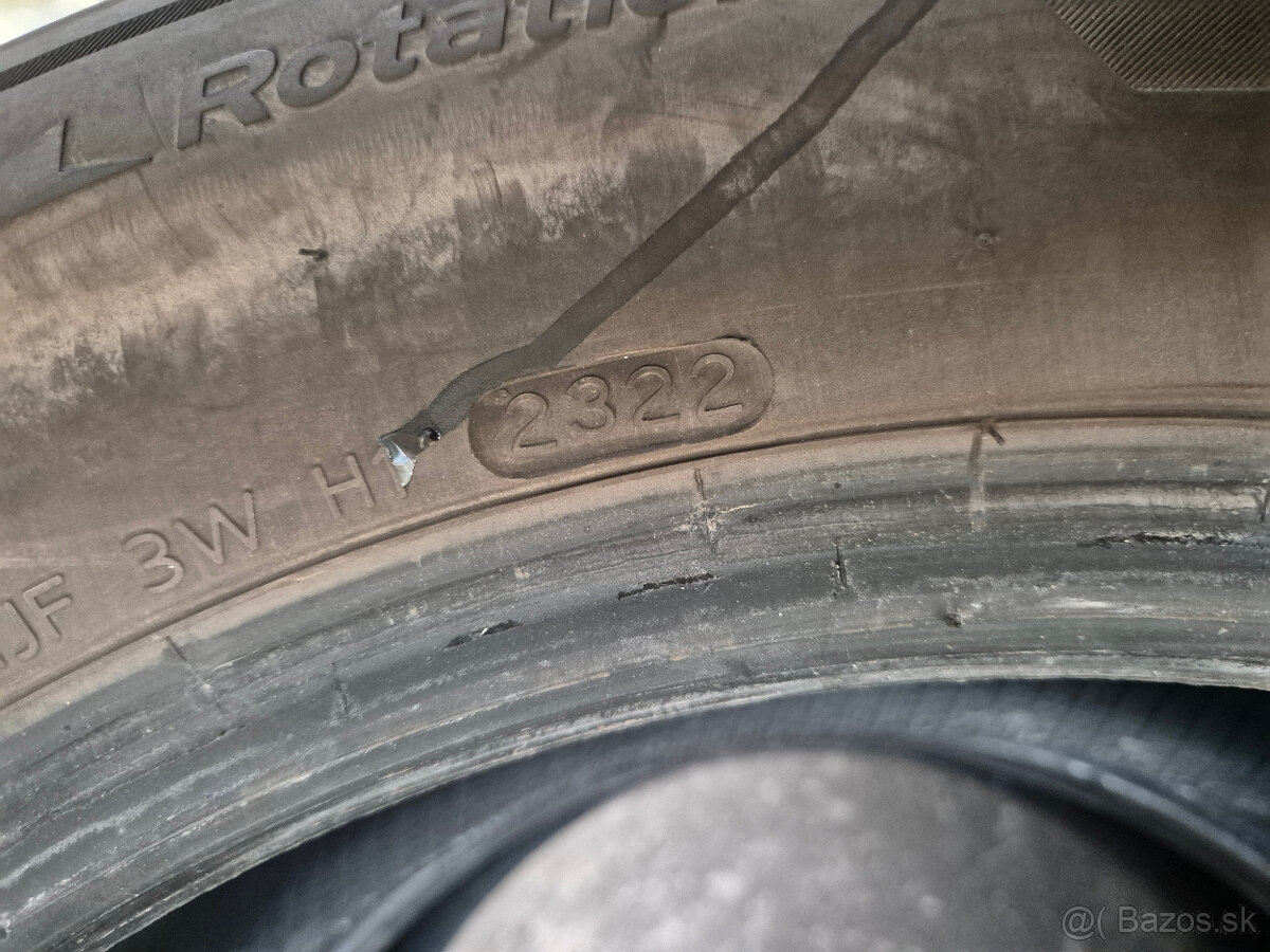 225/60 r17 zimné 2 ks HANKOOK dezén 6 mm DOT2022 - 7